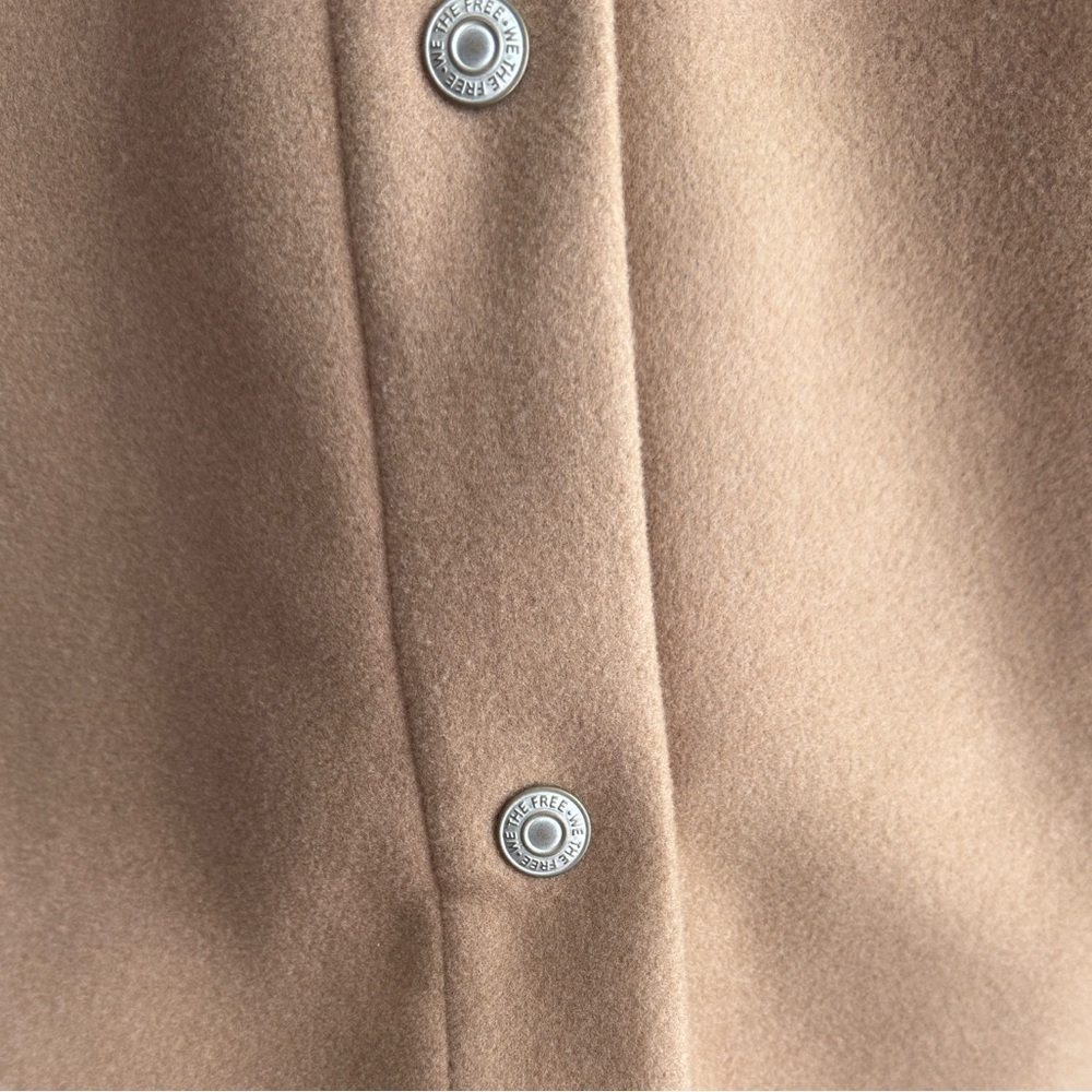 FREE PEOPLE We the Free Lola Shirt Jacket - Camel - Picture 10 of 12